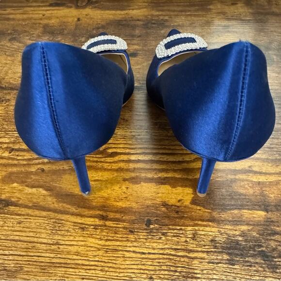 Badgley Mischka Collection Cher Crystal Embellished Pump Size 7 - Picture 11 of 12